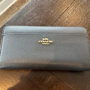 Coach Long Zip Around Wallet